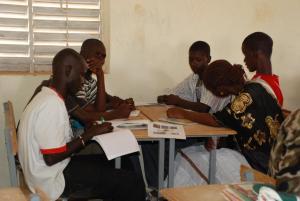 Séance d'échanges au Sénégal