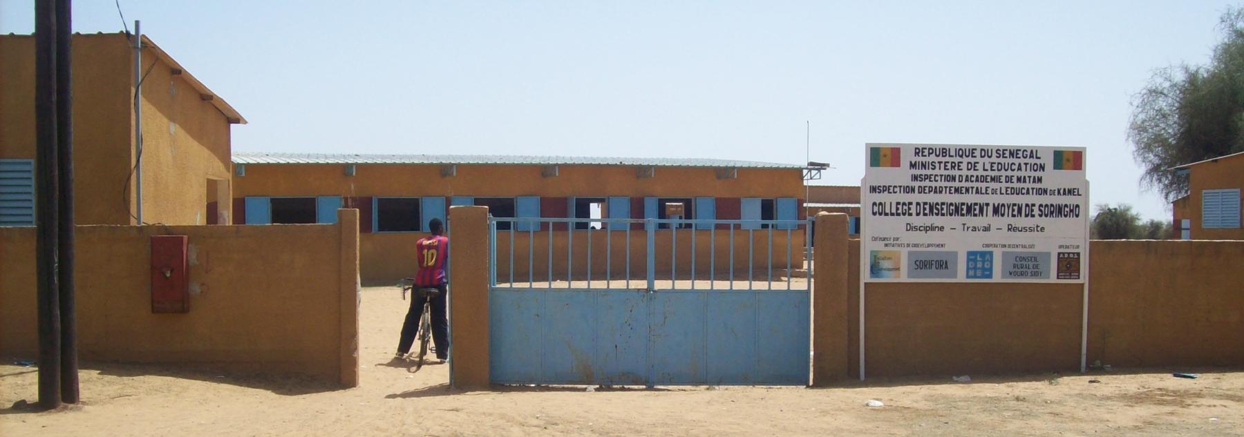 Le collège de Soringho, Sénégal