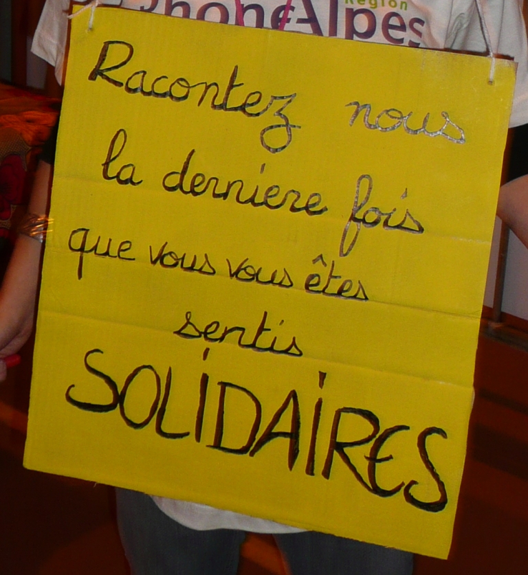 Thème du porteur de parole, SSI 2012